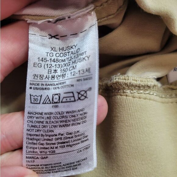 Gap Kids khaki Bermuda shorts XL husky - Picture 4 of 5